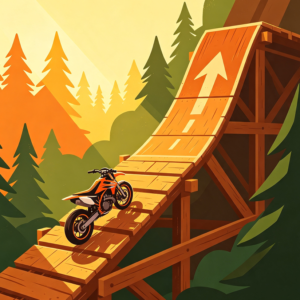 Wooden Ladder Climbing